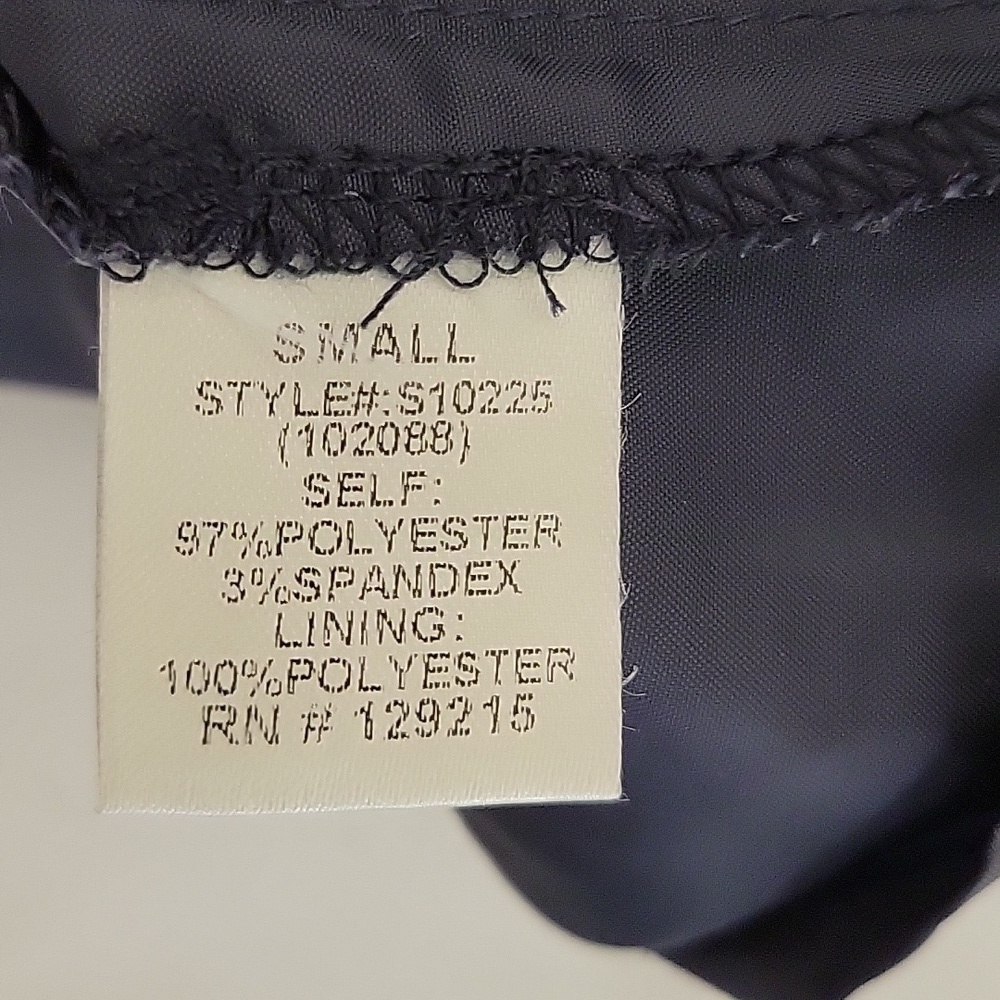 Navy A-Line Skirt with White Bicycle Trim - Picture 6 of 6